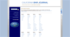Desktop Screenshot of calbarjournal.com